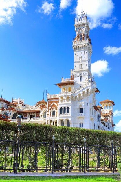 Photo park in montaza palace in alexandria, egypt.