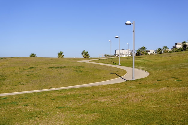 Photo park near sea in tel aviv jaffo