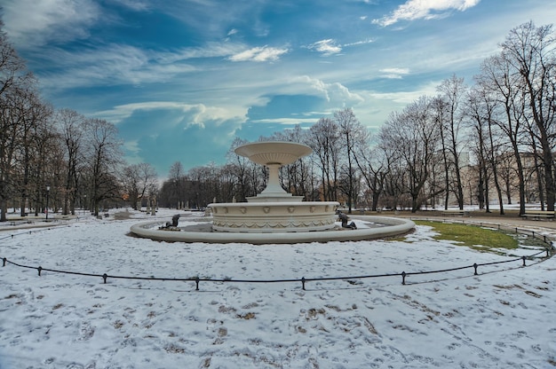 Парк в Варшаве Польши