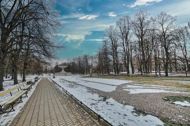 Parkeer in Warschau in Polen