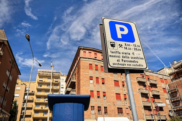 Parkeermeter voor betaald parkeren