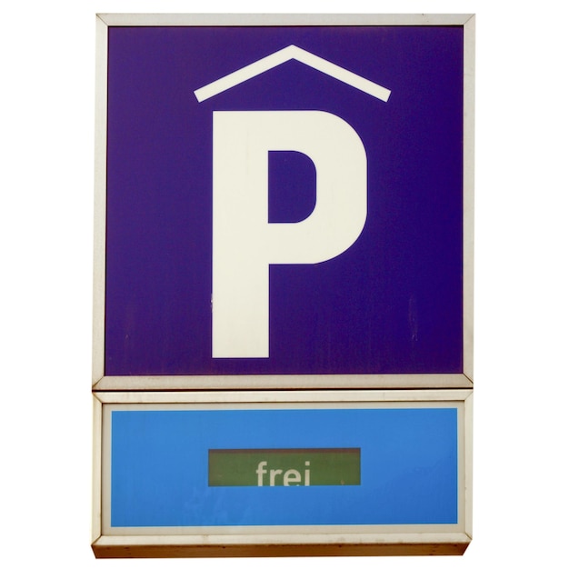 Parkeren gratis teken