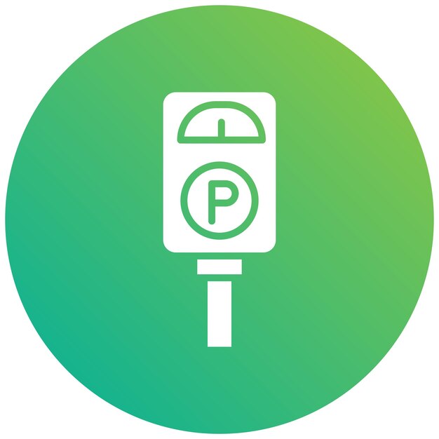 Photo parking meter vector icon design illustration