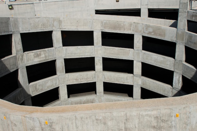 Parking structure of the Colorado Convention Center in Denver, Colorado.