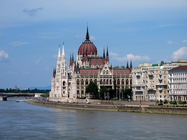 Il parlamento a budapest, in ungheria