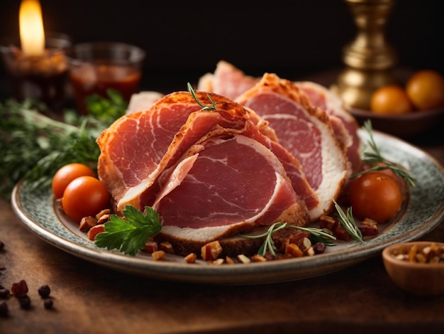 Parma ham or Prosciutto di Parma is a drycured ham produced in the Parma province of Italy meal