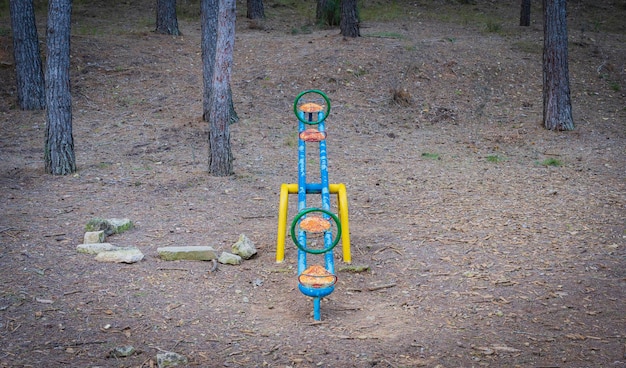 Parque de la Sierra Ballobar Spain swing for children