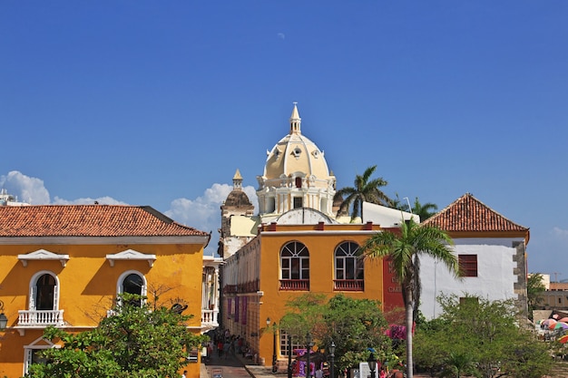 Parroquia san pedro claver, de kerk in cartagena, colombia