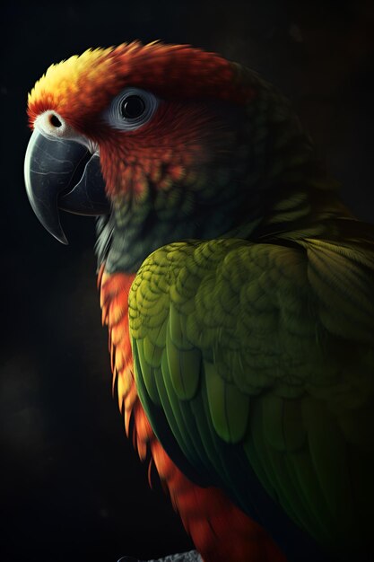 Parrot art generative ai