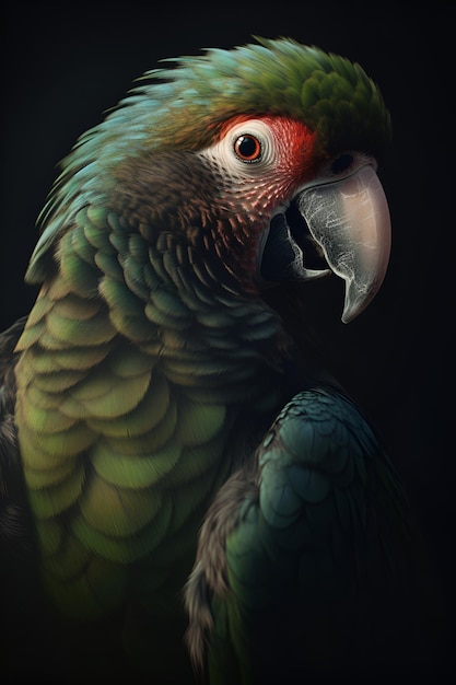 Parrot art generative ai