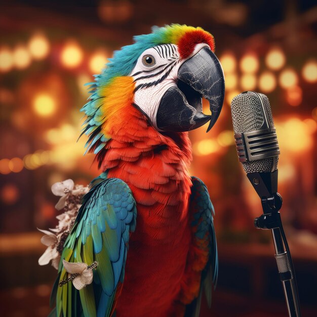 Parrot bird visual photo album full of cute and friendly moments