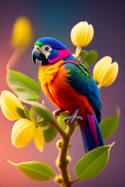 Папугая милая птица