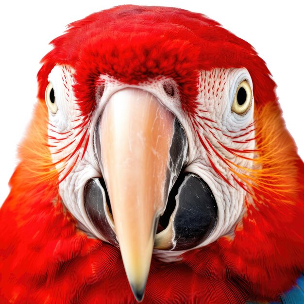 Photo parrot's pleasing closeup