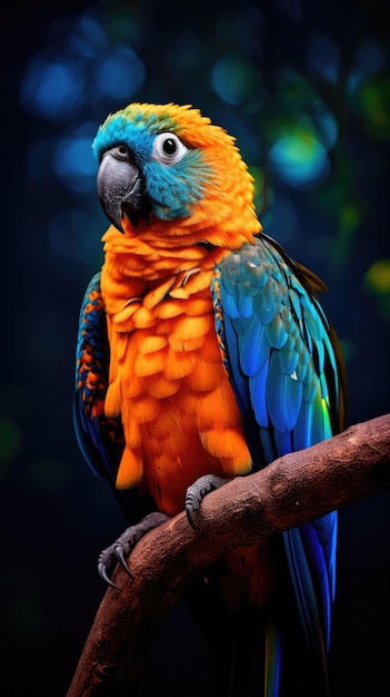 Parrot in tree