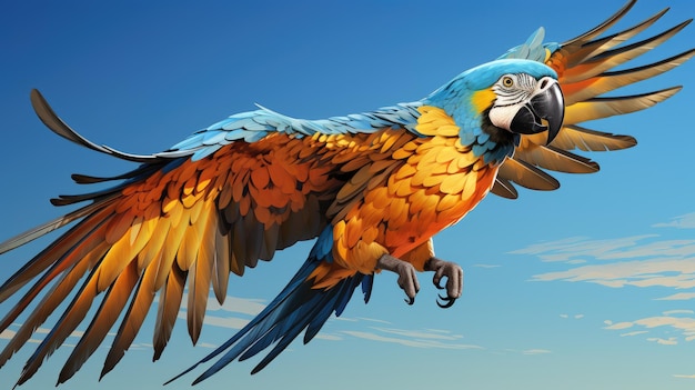 Parrot vector HD 8K wallpaper Stock Photographic Image