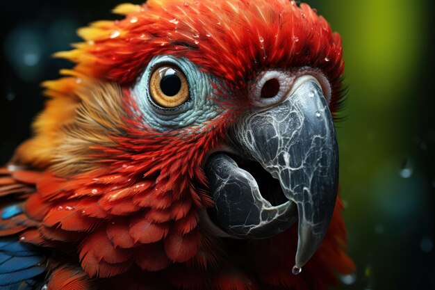 Photo parrot wildlife photography generative ai