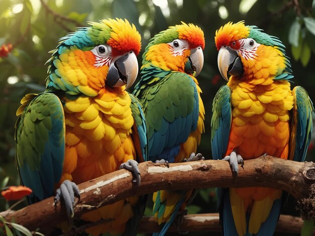 Photo parrots