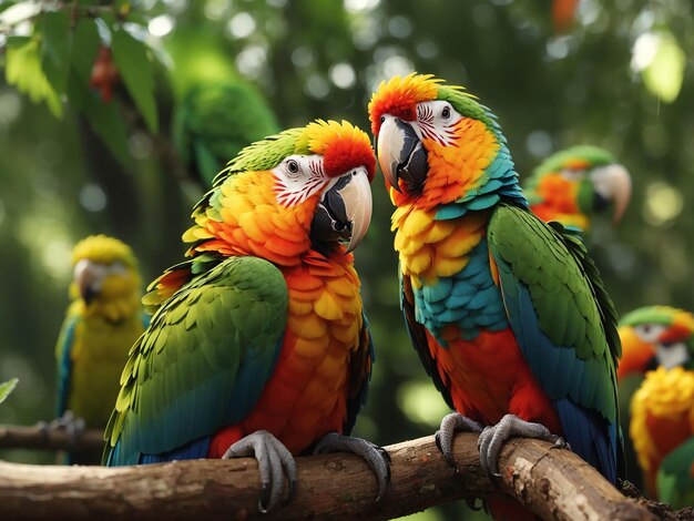 Photo parrots