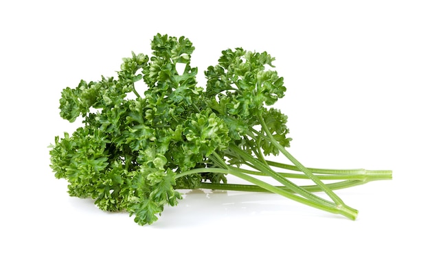 Parsley isolated on white background