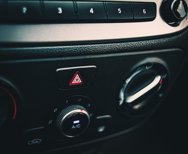 Photo part of the car dashboard