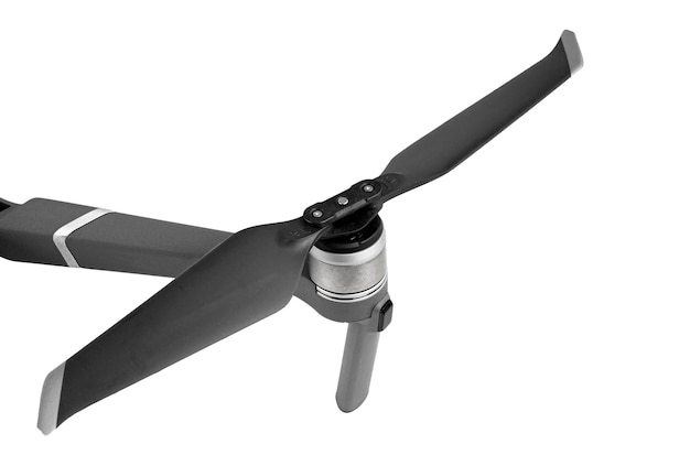 Part of the Drone Drone Propeller isolated over white background