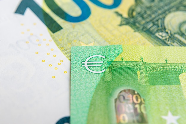 part of euro money background european union money sign