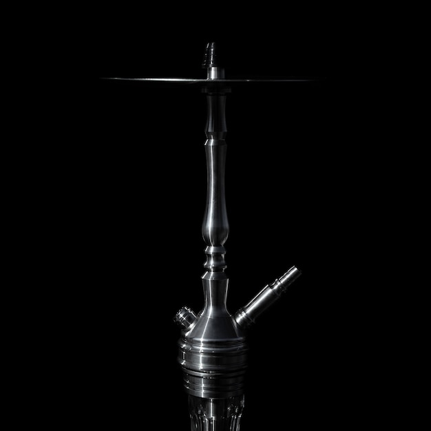 part of the hookah, modern design on a black