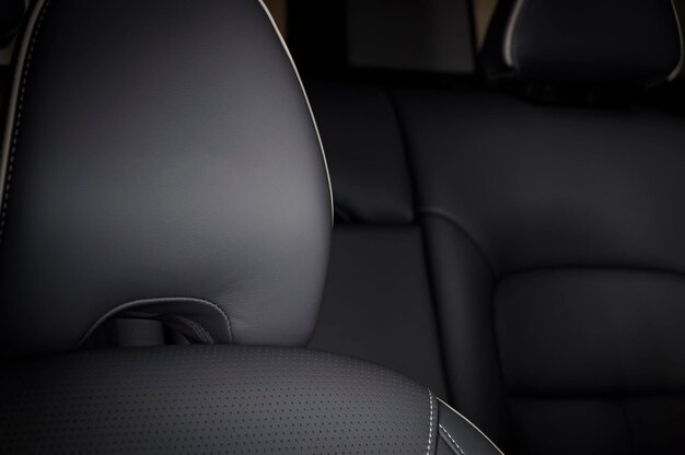 Photo part of leather car seat details