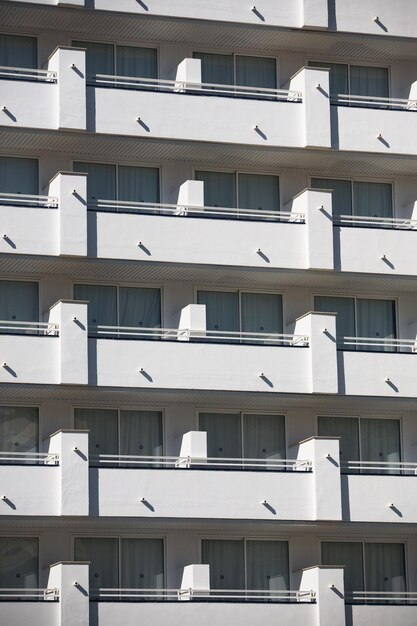 Part of new apartment building, Majorca, Spain