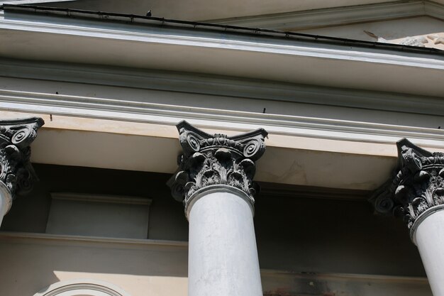 Part of old abandoned column building