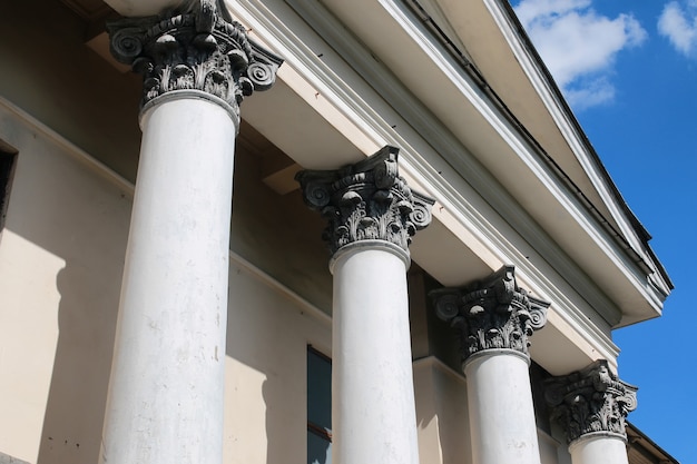 Part of old abandoned column building