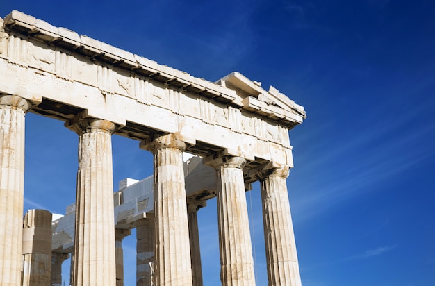 Parthenon on the Acropolis in Athens