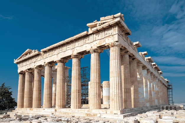 Parthenon op de Akropolis Athene Griekenland