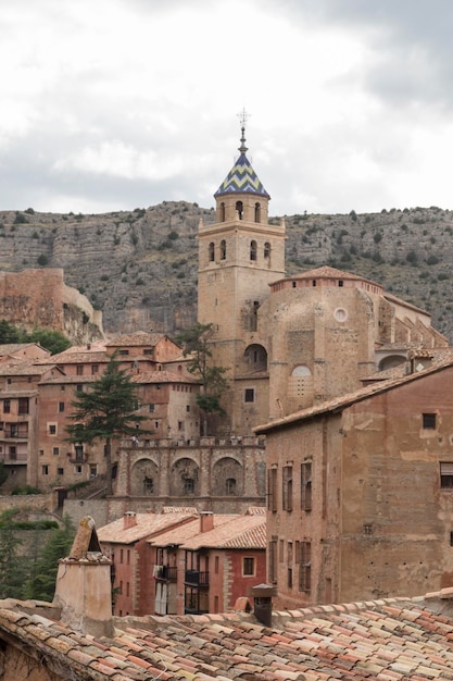 Partial view of Albarracin Teruel Spain