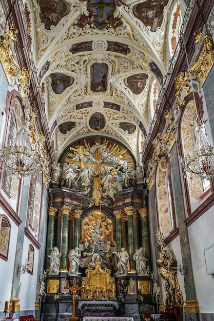 Partial view Jasna Gora Monastery in Czestochowa Poland