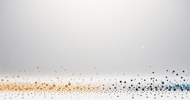 Photo particle dance abstract background with dots and particles