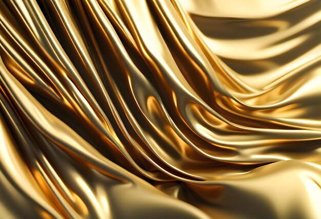 Particle drapery luxury gold