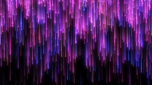 Particles rain. Elegant blue and purple festive background. Luxury award 