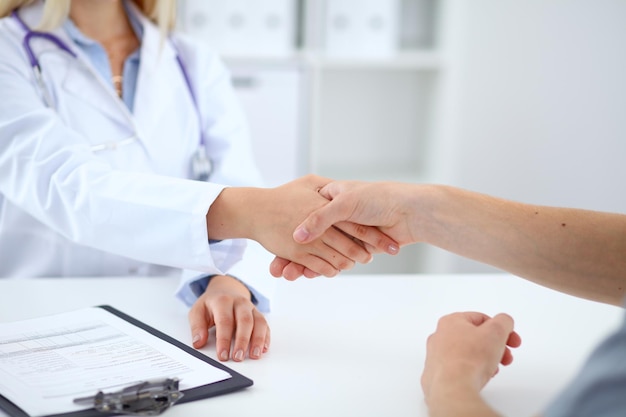 Partnership trust and medical ethics concept