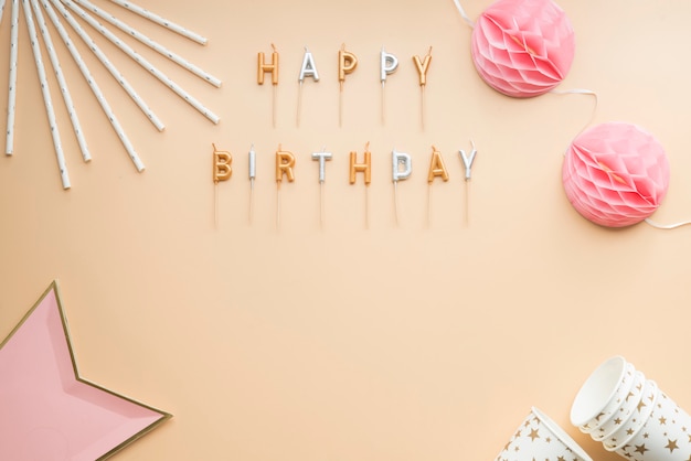 Party celebration happy birthday frame background