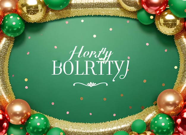 Party decoration border serpentine confetti Holidays background