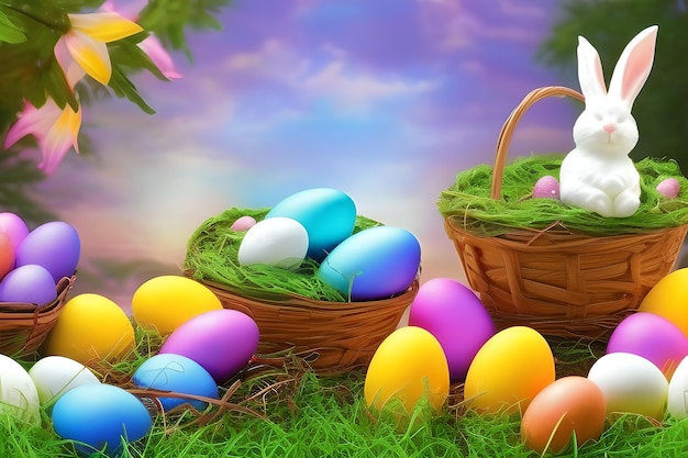 Pasen Achtergrond Vrolijk Pasen Achtergrond Paas Dag Achtergrond Paashaas Easter Egg