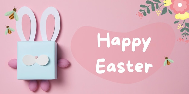 Pasen concept van Happy Easter Happy Easter ontwerp