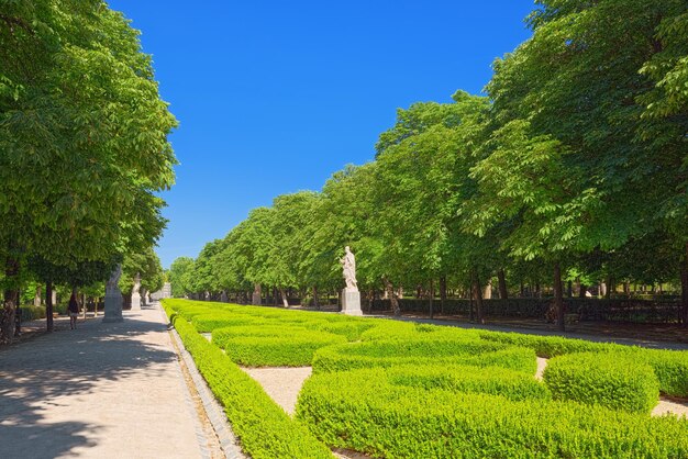 Paseo Argentina in Buen Retiro Park Parque de El Retiro het meest