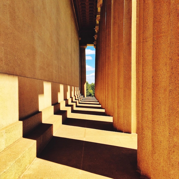 Photo passageway of historic building