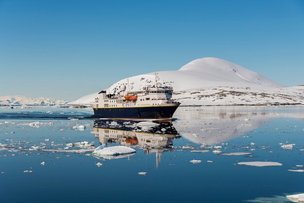 Passagiersschip in Antarctica