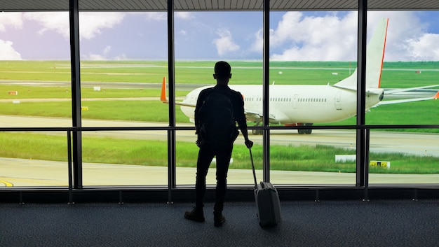 Passenger In the airport.