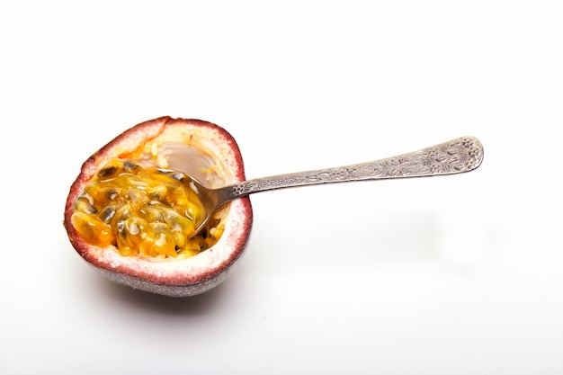 Passiflora isolated on a white background