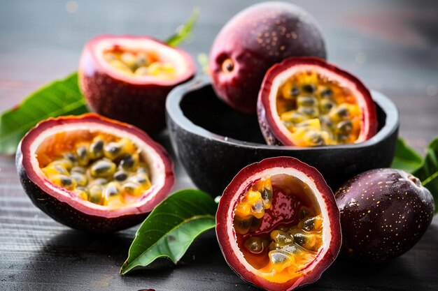 Passion fruit mousse