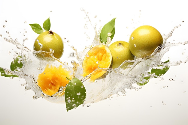 passionfruit fresh splash water